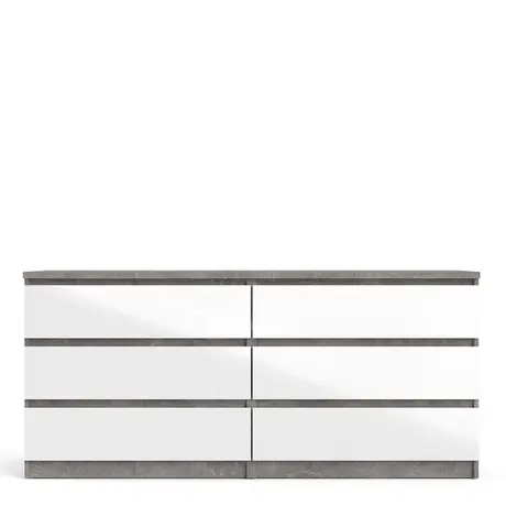 Buy Naia Wide Chest of 6 Drawers: Functionality and Fashion, 4 from Furnituretta