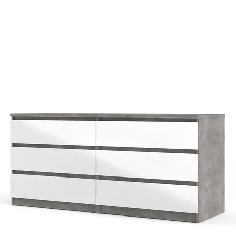 Buy Naia Wide Chest of 6 Drawers: Functionality and Fashion, 5 from Furnituretta