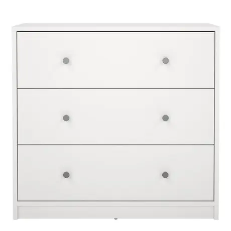 Buy Modern White Chest of 3 Drawers for Stylish Storage, 2 from Furnituretta