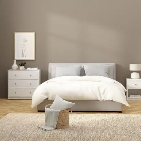 Buy Modern White Chest of 3 Drawers for Stylish Storage, 5 from Furnituretta