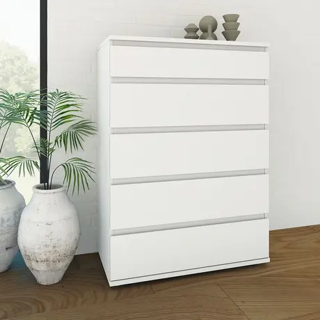 Buy Nova Chest of Drawers: Elegant White Storage Solution, 2 from Furnituretta