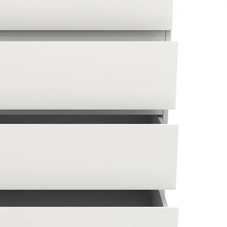 Buy Nova Chest of Drawers: Elegant White Storage Solution, 6 from Furnituretta
