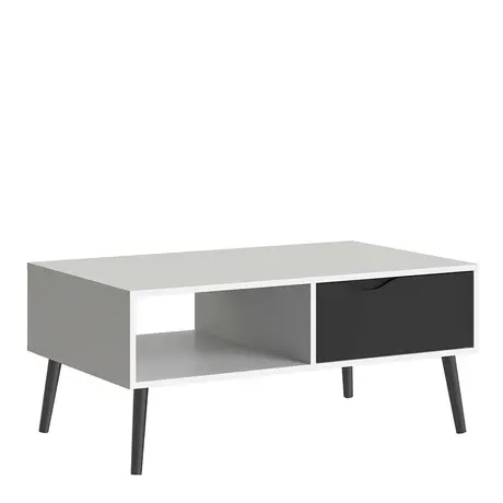 Buy Functional Oslo Coffee Table with Drawer and Shelf from Furnituretta