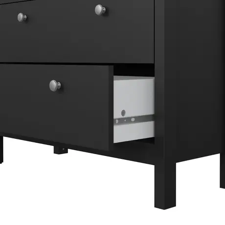 Buy Madrid Cabinet: Glass Doors and 3 Drawer Style, 10 from Furnituretta