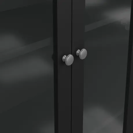 Buy Madrid Cabinet: Glass Doors and 3 Drawer Style, 9 from Furnituretta