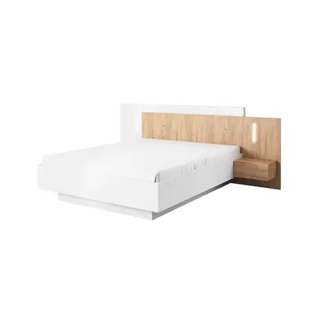 Buy Stockholm Ottoman Bed with Bedside Tables [EU King] from Furnituretta