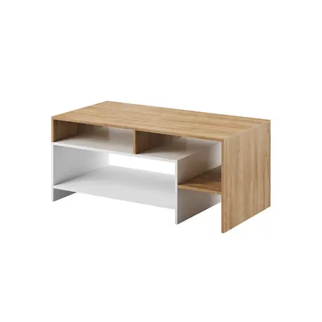 Buy Alva Coffee Table 120cm, Colour: Oak Grandson, Item Width: 120 from Furnituretta