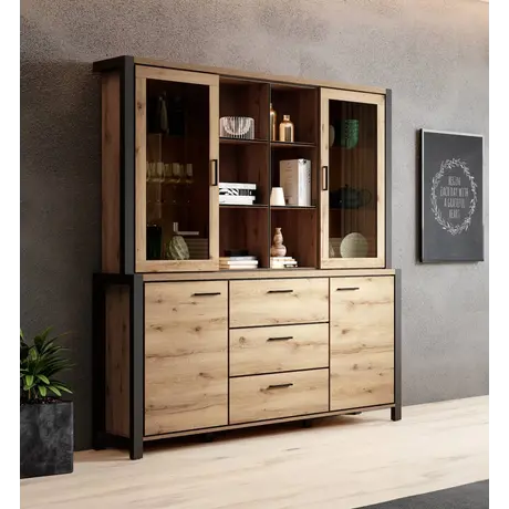 Buy Aktiv-04 Display Hutch: Showcase Style & Storage, 4 from Furnituretta