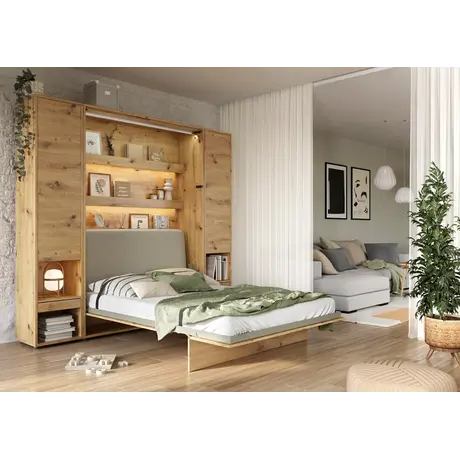 Buy BC-16 Optional Headboard For BC-01 Vertical Wall Bed Concept 140cm, Colour: Beige, 6 from Furnituretta