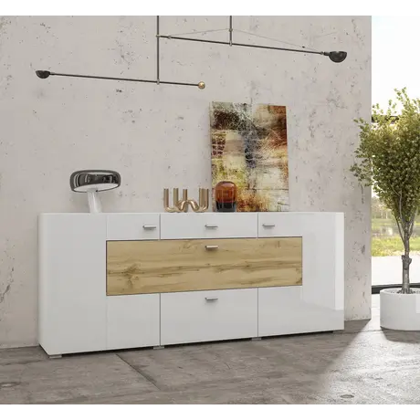 Buy Coby 26 Sideboard Cabinet 165cm, Colour: White, Item Width: 165, 9 from Furnituretta