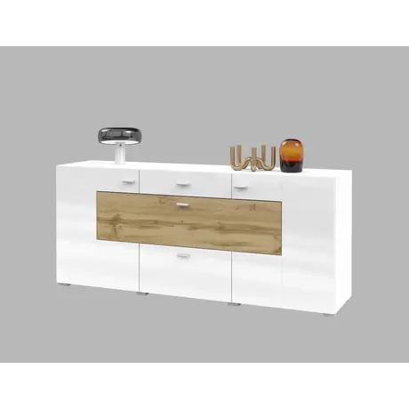 Buy Coby 26 Sideboard Cabinet 165cm, Colour: White, Item Width: 165, 10 from Furnituretta