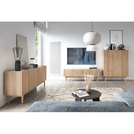 Buy Boho Sideboard Cabinet 144cm, 3 from Furnituretta