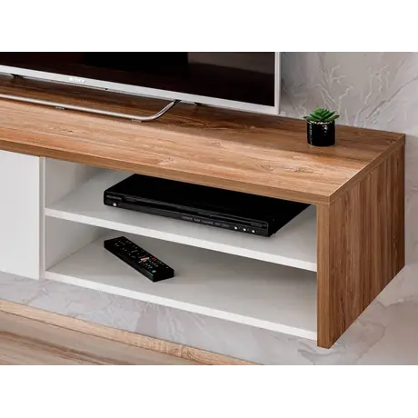 Buy Dallas TV Entertainment Unit, Colour: White, Item Width: 180, 4 from Furnituretta