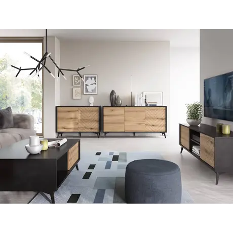 Buy Diamond Large Sideboard Cabinet 154cm [Drawers], 4 from Furnituretta