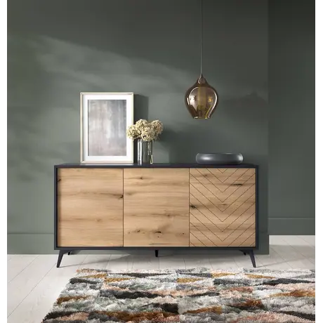Buy Diamond Large Sideboard Cabinet 154cm, 3 from Furnituretta