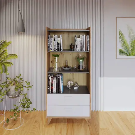 Buy Mood MD-03 Bookcase 72cm, 4 from Furnituretta