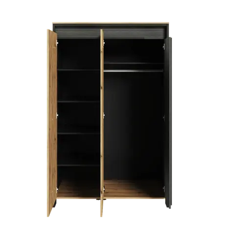 Buy Spot SP-01 Hinged Wardrobe 123cm, 2 from Furnituretta