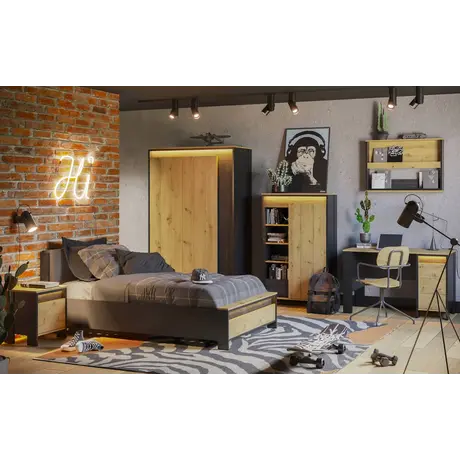 Buy Spot SP-01 Hinged Wardrobe 123cm, 4 from Furnituretta