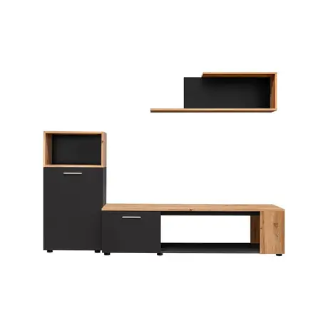 Buy Maze I TV Entertainment Unit, Colour: Black, Item Width: 200, 3 from Furnituretta