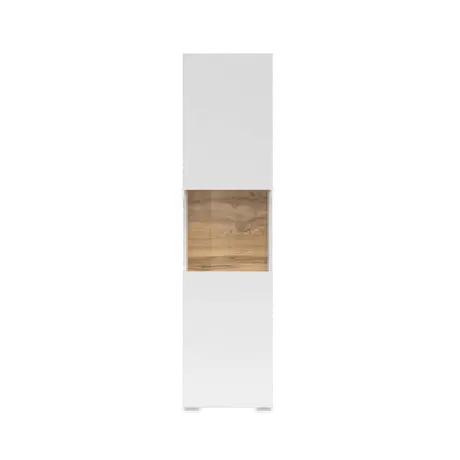 Buy Ava 05 Tall Display Cabinet White Matt, Colour: White Matt, Item Width: 36, 6 from Furnituretta