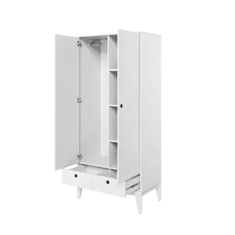 Buy Femii FE-01 Hinged Wardrobe 92cm, 2 from Furnituretta