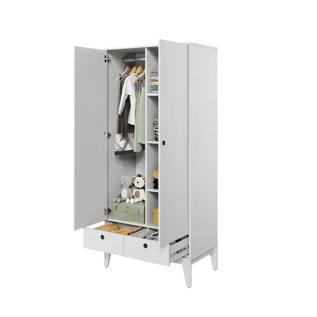 Buy Femii FE-01 Hinged Wardrobe 92cm, 3 from Furnituretta