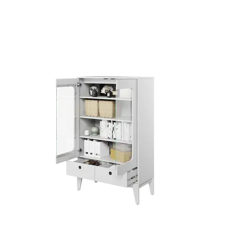 Buy Femii FE-08 Display Cabinet 92cm, 3 from Furnituretta