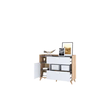 Buy Mood MD-05 Sideboard Cabinet 130cm, 3 from Furnituretta