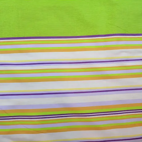 Buy Striped Cotton Duvet Cover Set Double – Green | 100% Cotton Comfort, Colour: Green, Size: Double, 4 from Furnituretta