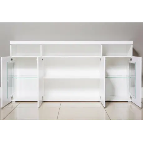 Buy India 42 Display Sideboard Cabinet, Colour: Schiefer, Item Width: 182, 4 from Furnituretta