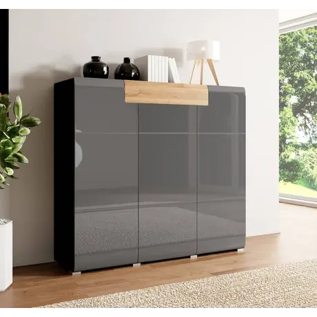 Buy Toledo 76 Sideboard Cabinet, Colour: Oak San Remo, Item Width: 147, 5 from Furnituretta