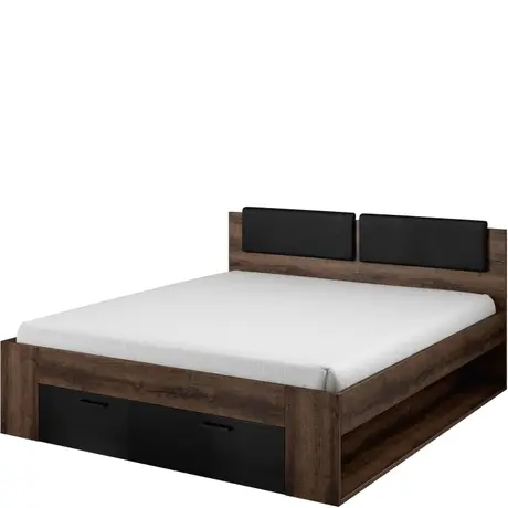 Buy Galaxy Divan Bed in 3 Sizes, Colour: Oak Monastery, Item Width: 160 from Furnituretta