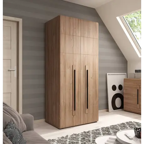 Buy Tulsa 18 - 2 Door Wardrobe 90cm, Colour: White Gloss, Item Width: 90, 6 from Furnituretta