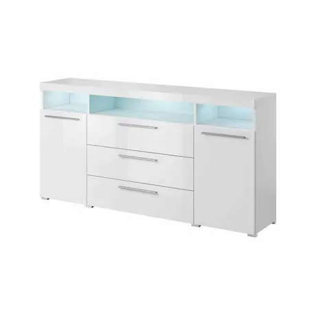 Buy India 25 Sideboard Cabinet, Colour: White, Item Width: 182 from Furnituretta