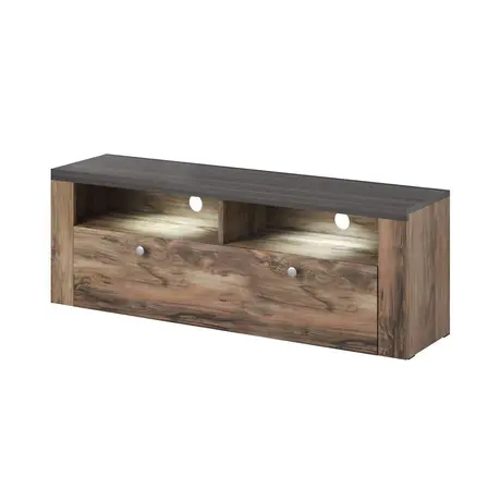 Buy Larona 41 TV Cabinet, Colour: Oak Satin, Item Width: 140 from Furnituretta