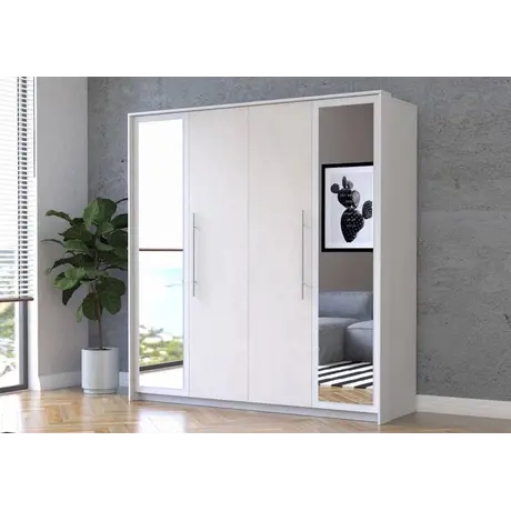 Buy Aurelia Hinged Door Wardrobe 206cm, 3 from Furnituretta