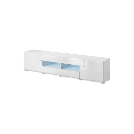 Buy Toledo 40 TV Cabinet 208cm, Colour: White, Item Width: 208 from Furnituretta
