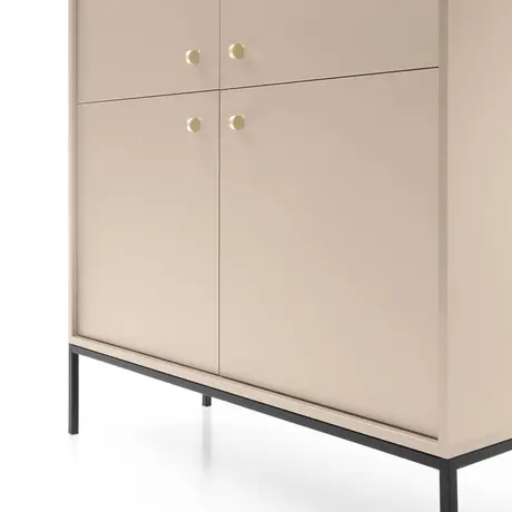 Buy Mono Highboard Cabinet, Colour: Navy, Item Width: 104, 11 from Furnituretta