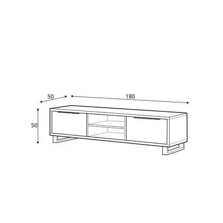 Buy Halle 40 TV Cabinet, 3 from Furnituretta