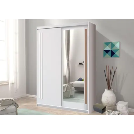 Buy Effect 2 Sliding Door Wardrobe 150cm, Colour: Anderson Pine, Item Width: 150 from Furnituretta