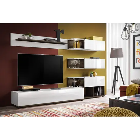 Buy Silk in White Gloss Entertainment Unit from Furnituretta