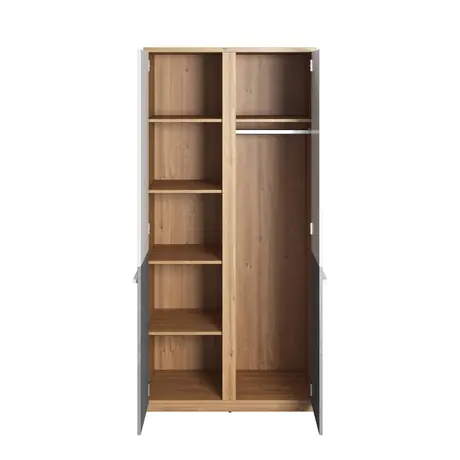 Buy Plano PN-02 Wardrobe 90cm, 2 from Furnituretta