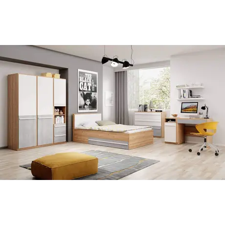 Buy Plano PN-09 Bedside Table, 6 from Furnituretta