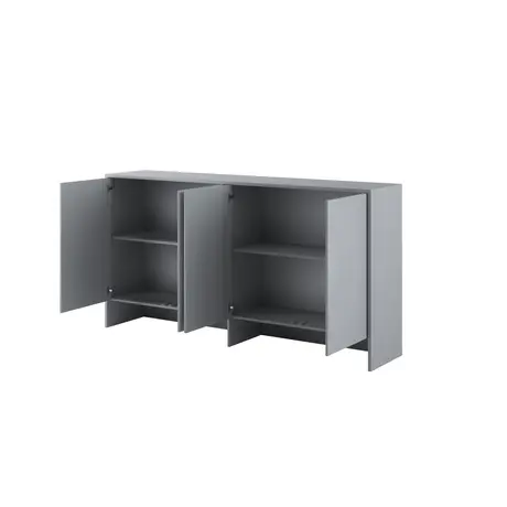 Buy BC-11 Over Bed Unit for Horizontal Wall Bed Concept 90cm, Colour: Grey Matt, Item Width: 211, 7 from Furnituretta