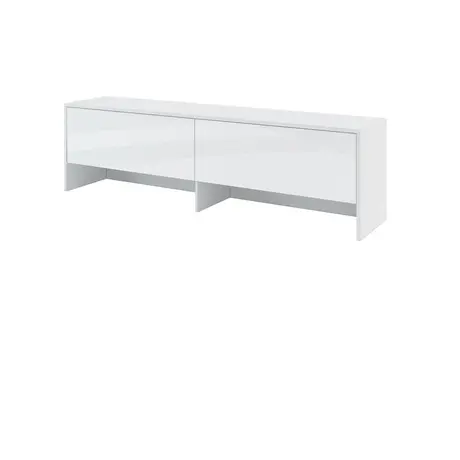 Buy BC-09 Over Bed Unit for Horizontal Wall Bed Concept 140cm, Colour: White Gloss, Item Width: 211 from Furnituretta