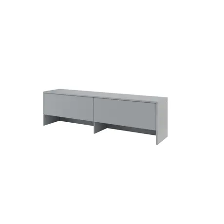 Buy BC-09 Over Bed Unit for Horizontal Wall Bed Concept 140cm, Colour: Grey Matt, Item Width: 211, 6 from Furnituretta