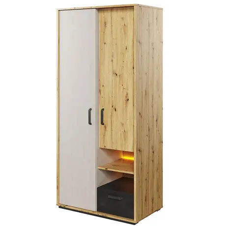 Buy Qubic 03 Wardrobe with LED from Furnituretta