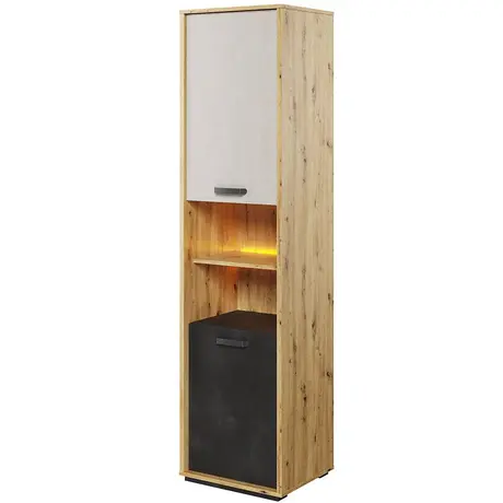 Buy Qubic 04 Tall Storage Cabinet with LED from Furnituretta