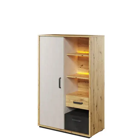 Buy Qubic 05 Storage Cabinet with LED from Furnituretta