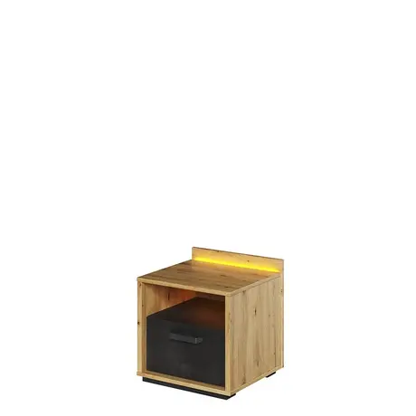 Buy Qubic 10 Bedside Cabinet With LED from Furnituretta